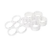Homoyoyo 4 Pièces Support à Fleurs en Plastique, Accessoires pour Bouquets, Grille 6 Trous, Installation Rapide, Réutilisable, Support Stable, Fixation Multi-tiges, pour Compositions DIY