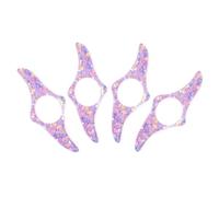 Homoyoyo 4 pièces Support de Page Pouce Résine Porte-doigt Décoratif pour Lecture Confortable Anneau Maintien Pages pour Épais et Fins Accessoire Lecture Pratique pour Amateurs et