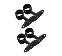 Homoyoyo 4 pièces Support Main Courante Escalier Intérieur Acier Inoxydable Fixations Murales Robustes pour Rampe de Sécurité Supports Solides pour Garde-corps Stair Banister Brackets