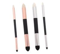 Homoyoyo 4 Pièces Surligneur pour Artistes Stylo Fusain à Double Tête Pinceau Réutilisable pour Croquis Estompe Lavable pour Dessiner Outil De Correction pour Fournitures Art