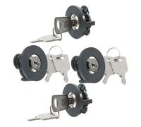 Homoyoyo 4 Pièces Verrou de Prise Industrielle de Zinc Lot de Protection Rotative à Languette Sécurité Utilisation Installation Simple et Durable