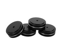 Homoyoyo 4 pièces Vibration pour Enceintes et Amplificateurs Protection Antidérapante et Amortissement des Vibrations Compatible CD et Ordinateurs Dorées