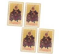 Homoyoyo 4 Pièces Year Of Horse Feng Shui Protection Cards For Health Wealth Peaceful Auspicious Chinese Year Greeting