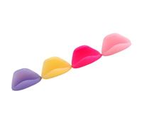 Homoyoyo 4 Repose-pouces en Silicone pour Flûte Protège-doigts Souple et Confortable, Protection des Doigts pour Instruments à Vent, Accessoire Musical Indispensable pour Couleur Aléatoire