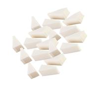 Homoyoyo 40 pièces Éponges Maquillage Forme de Wedges Multifonctionnelles pour Manucure et Visage Éponges de Maquillage Premium Faciles à Tenir