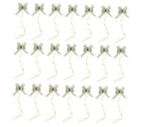 Homoyoyo 40 Pièces Lot de Nœuds Tirés Chiffon pour Décoration Mariage Voiture Cadeaux et Liens Doux et Élégants pour Anniversaires et Événements Printaniers