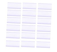 Homoyoyo 40 pièces Porte Étiquettes Prix Transparent PVC Support Affichage Prix pour et Commerce Lot de Clips Porteurs Détiquettes pour Rayonnage Filaire