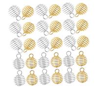 Homoyoyo 40pièces Pendentifs Pour Bijoux Boucle Oreille à Ressort Motifs Boule Lanterne
