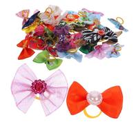 Homoyoyo 40pièces pour Cheveux De Chiens Et Accessoires De Toilettage avec Motifs Aléatoires pour Animaux De Compagnie