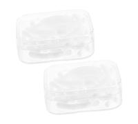 Homoyoyo 48 pièces Coussinet de Recourbe Cils Silicone Réserves de Remplacement pour Accessoires de Maquillage des Yeux Haute Élasticité et Pratique Convient pour Usage et Déplacement