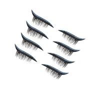 Homoyoyo 4paires Autocollants De à Paillettes Réutilisables Décalques Éléborés Pour Maquillage Yeux Accessoires De
