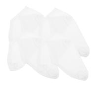 Homoyoyo 4Paires Chaussettes Hydratantes Coton Spandex de Couvre Craquelage pour Peau Douce et Réparée pour Yoga Confort Couleur Blanche