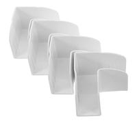 Homoyoyo 4pcs Stabilisateurs Pliables en Plastique Blanc pour Petite Base de Parc à Jeux, Accessoire Fiable pour Parc Garçon Fille en Extérieur et Voyage