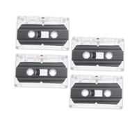 Homoyoyo 4pièces Cassette Audio Vide Décoration Vintage avec Enregistrement pour Messages Personnalisés Et Souvenirs