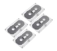 Homoyoyo 4pièces Cassettes Audio Vides Magnétiques pour Enregistrement Parfaites pour Et Messages Personnalisés