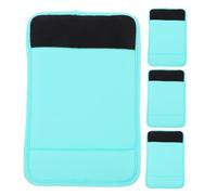 Homoyoyo 4pièces Coussinets Pour Accoudoirs De Fauteuil Roulant Poignées De Béquilles Housses De Rechange Pour Béquilles De Déambulateur Cannes De Marche Poignées Rembourrées Bleu Lac