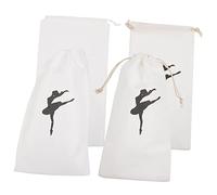 Homoyoyo 4pièces De Danse à Cordon pour Chaussures De Ballet De Rangement Portable pour Filles Pochette De Rangement pour Accessoires De Danse