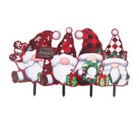 Homoyoyo 4pièces Décorations Extérieures Automne Panneaux de Jardin de Noël avec Piquets Métalliques Ornements de Pelouse Saisonniers pour Décoration de Fête