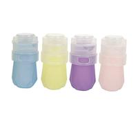 Homoyoyo 4pièces Flacons Distributeurs De Lotion De Voyage Récipients Pour Produits De Toilette Flacons Souples Pour Shampoing