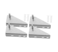Homoyoyo 4pièces Hinge Acier Inoxydable Pour Réfrigérateur Remplacement Des Charnières De Congélateur Avec Capuchon Pour Du Bruit Vibrations