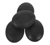 Homoyoyo 4pièces Kit de Pierres de Massage Chaudes Basalte pour Massage Relaxant Domicile ou Spa avec Huiles Essentielles