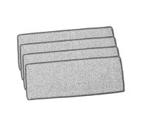 Homoyoyo 4pièces Lot de Têtes de Balai à Franges Microfibre Réutilisables pour Nettoyage Sec ou Humide Compatibles avec Balais Plats