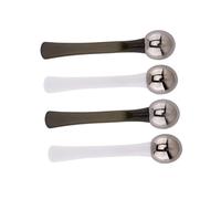 Homoyoyo 4Pièces Masseur de Crème Oculaire Alliage de Zinc Cuillères à Crème pour Yeux Outil de pour Gonflement Fatigue pour Maquillage