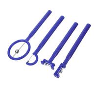Homoyoyo 4Pièces Outils Orthophonie Inoxydable pour Formation Linguistique Réhabilitation de Langue Matériaux Sûrs Durables pour Utilisation Prolongée