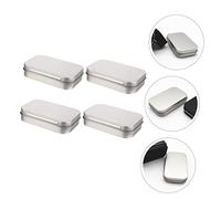 Homoyoyo 4pièces Petite Boîte Boîte Métallique Pour Cigarettes Étui Organisateur De Rangement Petits Objets