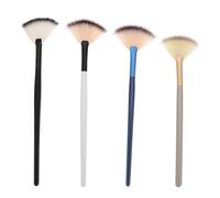 Homoyoyo 4pièces Pinceaux Applicateurs de Maquillage pour Masque de Nuit Set Outils Beauté pour Masques Visage et Boue Lavable et Confortable pour Peau