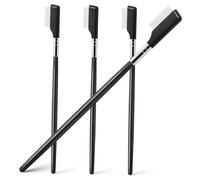 Homoyoyo 4pièces Séparateur De Cils Et Brosse à Sourcils Métal Lot Pour Maquillage Impeccable Application De Mascara Uniforme