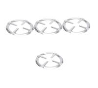 Homoyoyo 4pièces Support De Cuisinière Acier Étagère Antidérapante Pour Cafetière Réducteur De Brûleur Pour Plaque De Accessoire Pratique Pour Cuisine Et Restaurant