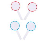 Homoyoyo 4pièces Tableaux à Main Effaçables Pour Bulletins De Vote Et Évaluation Paddles Recto Surface Résistante Utilisables Réunion Ou Concours