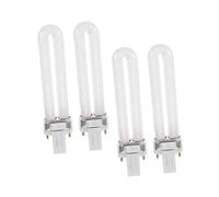 Homoyoyo 4Pièces Tube de Lumière pour Ongles UV Lampe de Cure de Gel pour Manucure et Jusqu à Heures de Durée de Vie
