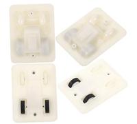 Homoyoyo 4pièces Voitures à Tirer avec Base Argile De Poterie Vierge De Voiture à Friction pour Garçon Fille Jouets à Puissance De Friction