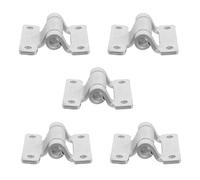 Homoyoyo 5 Charnières Robustes de Support de Couvercle de Coffre en Acier Inoxydable, Charnières Latérales et Dissimulées pour Sièges de Banc, Remorques Utilitaires et Portes de