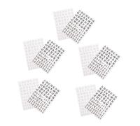 Homoyoyo 5 ensembles Autocollants Ongles Géométriques DIY PVC Sécurisé Stickers Manucure Créatifs pour Décoration Mode Femme et Fête