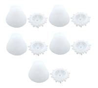 Homoyoyo 5 Ensembles Moule Silicone pour Pot à Fruits de Moule pour Époxy Diy Mold de Rangement Forme de Fruit pour Artisanat Créatif
