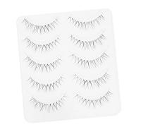 Homoyoyo 5 Faux Cils Naturels Épais et Denses Fibres Légères Transparentes Maquillage Yeux Coffret Ado Effet Recourbé et Tressé