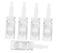 Homoyoyo 5 pièces Aiguilles de Remplacement pour Appareil de Micro Needling Électrique Cartouches Pins pour Soins Visage Matériau Durable Compatible Types de Peaux