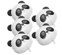 Homoyoyo 5 pièces Ballons en aluminium à motif animal mignon Décorations de fête gonflables en forme d'animaux cartoon pour anniversaire et photos tête d'ours N modèles 5 pcs