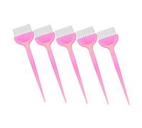 Homoyoyo 5 Pièces Brosse à Teinture Professionnelle Applicateur Souple pour Coloration Cheveux Usage Salon et Maison Outil Réutilisable et Facile à Nettoyer Matériau Sûr pour Chevelu