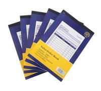 Homoyoyo 5 Pièces Carnet de Reçus Commerciaux 2 Parties en Papier Léger Bloc-notes Intégré, pour Petites Entreprises et Restaurants, Prévention des Bavures D'encre
