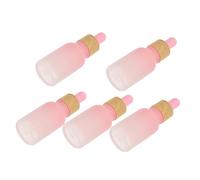 Homoyoyo 5 Pièces Flacons Pipette Verre Dépoli Lot pour Échantillons Cosmétiques Distribution Précise pour Soins Peau et Maquillage Bouteilles Voyage Compactes Élégantes