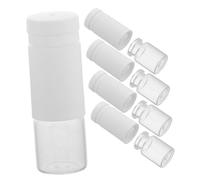 Homoyoyo 5 pièces Flacons Recharges Séparateurs Eau Huile Contenants Cosmétiques Vides pour Lotion Sérum Huiles Essentielles Flacons Compte-gouttes DIY