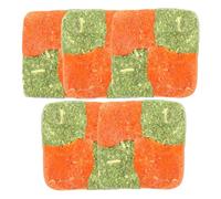 Homoyoyo 5 pièces Jouets à Mâcher pour Lapin et Petits Animaux Friandises Naturelles Herbe de Luzerne Aident à Usure des Dents et Réduisent Anxiété Snack Riche en Fibres pour Rongeurs