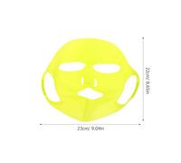 Homoyoyo 5 Pièces Lot de Couvre Masques Visage Réutilisables Silicone Hydratant Haute Élasticité Extensible Adapté à Divers Types de Peaux Accessoire Soin Facial et Confortable