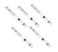Homoyoyo 5 pièces Lot de Stylos Pinceaux Rechargeables pour Aquarelle Calligraphie et Dessin Pinceau Portable et pour École Bureau et Artistes