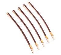 Homoyoyo 5 Pièces Metal Bobby Pins Straight Non-slip Duckbill Hair Clips For Women Reusable Hair Styling Clips For Updos And Everyday Use