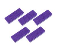 Homoyoyo 5 pièces Pierre Pédicure Double Face Râpe Exfoliante Ergonomique en Verre Mousse pour Enlever Corne et Peau Morte Soin Doux pour Usage Quotidien